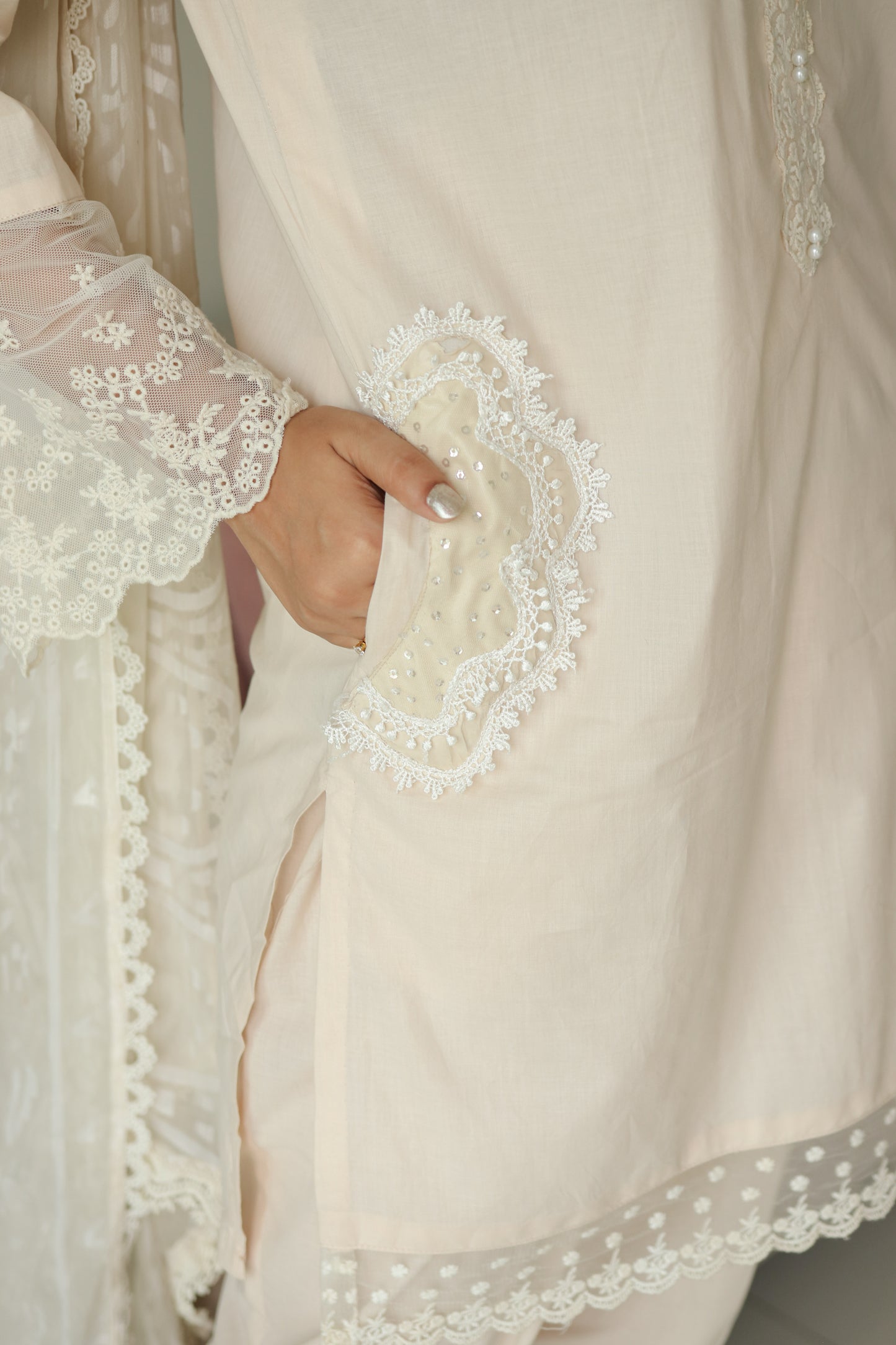 PEARL 2-piece pure cotton dress