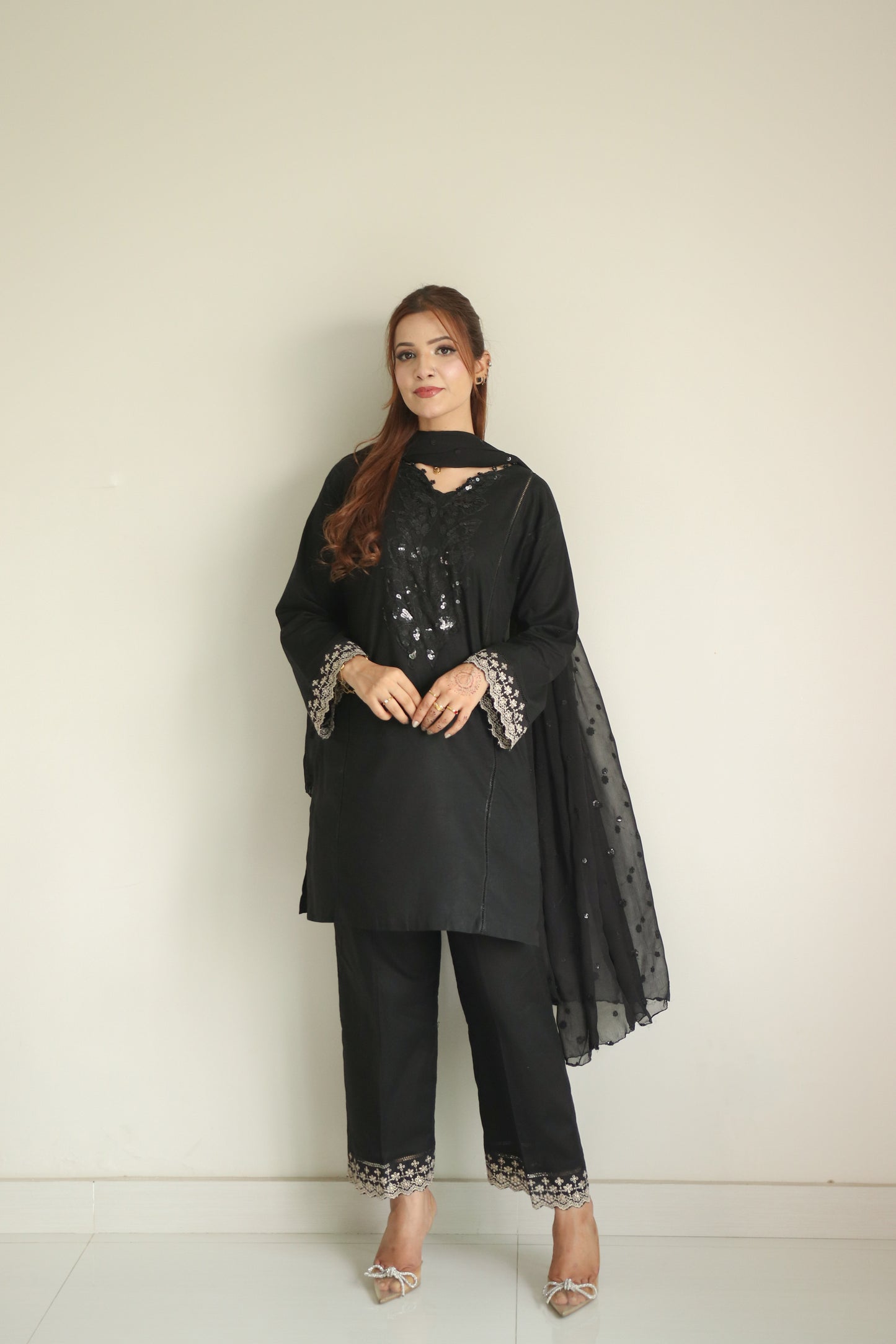 Onyx 2-piece pure cotton dress