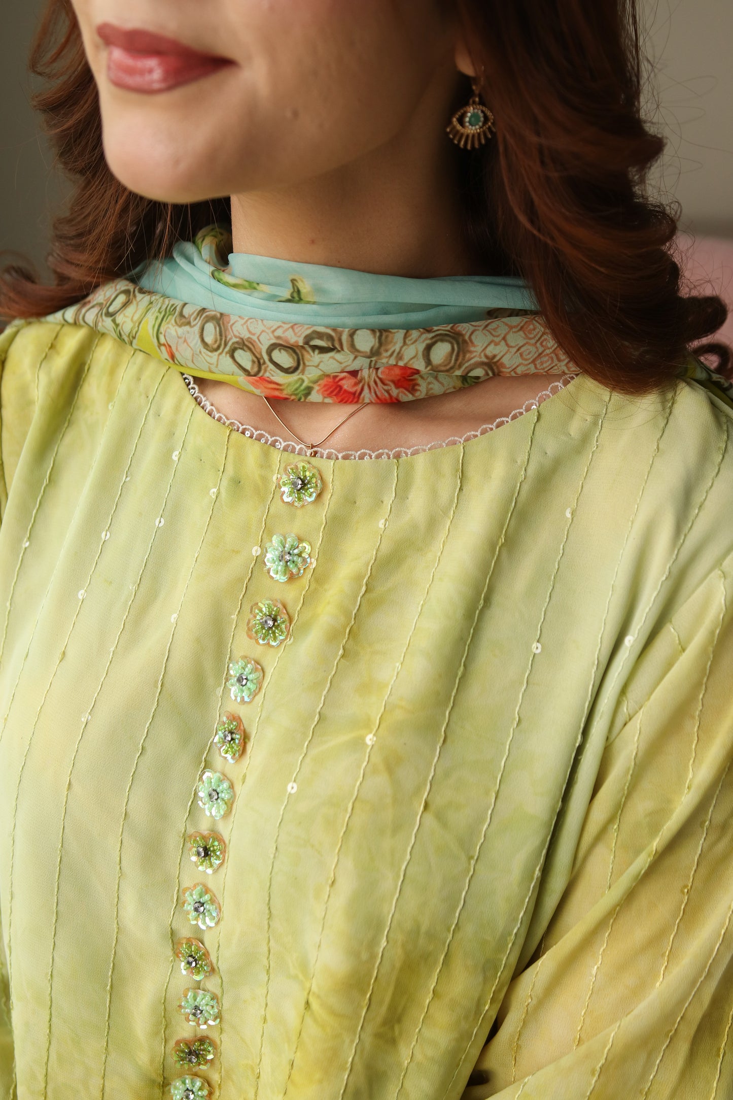 CITRON 2-piece georgette dress