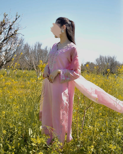 Lima 3 Piece pure tussle silk Dress