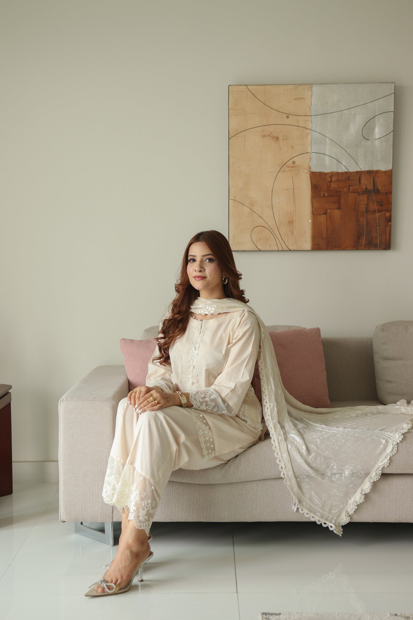 PEARL 2-piece pure cotton dress