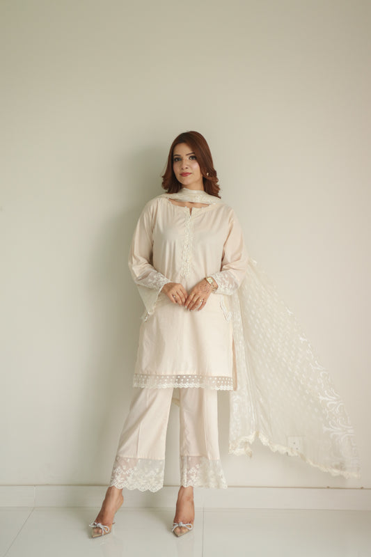 PEARL 2-piece pure cotton dress