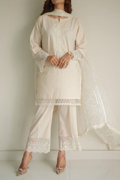 PEARL 2-piece pure cotton dress