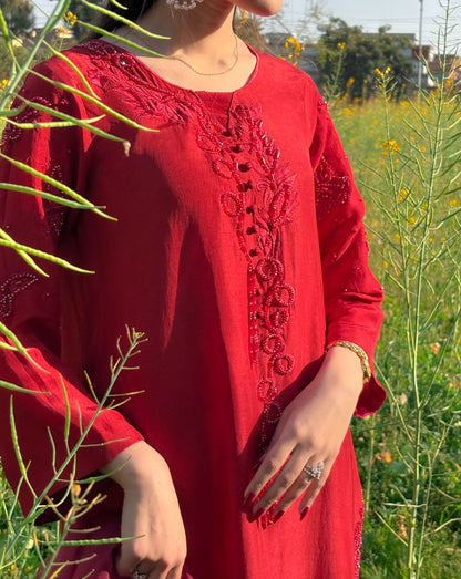 Ruby 3 Piece tussle silk Dress